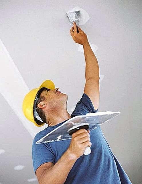 Как зашпаклевать потолок под покраску - фото