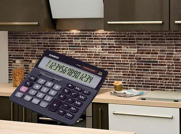 Калькулятор расчета площади кухонного фартука - фото