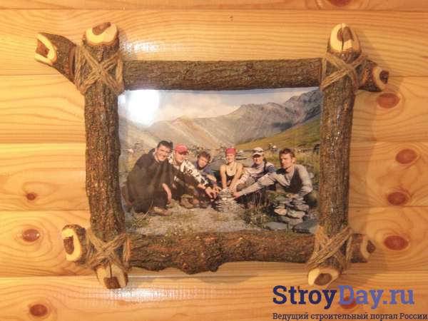 Деревянная рамка для фотографий с фото