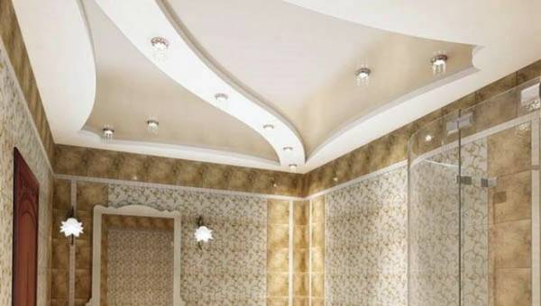 Влагостойкий подвесной потолок - преимущества и варианты материалов - фото