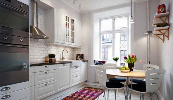 Использование в интерьере кухни скандинавского стиля - фото
